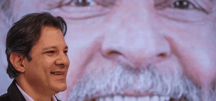 Read more about the article Associado diretamente a Lula, Haddad soma 22% e ultrapassa Bolsonaro